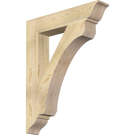 Ekena Millwork Legacy Traditional Rough Sawn Bracket, Douglas Fir, 6"W x 34"D x 42"H BKT06X34X42LEC01RDF